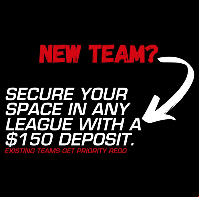 Lock in your team spot with a DEPOSIT